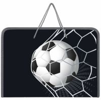 Миниатюра: Папка для труда на молнии с ручками ПИФАГОР А4, 1 отд., пластик, органайзер, Ball kick