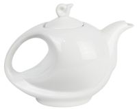 Миниатюра: Чайник заварочный фарфор 1100мл белый