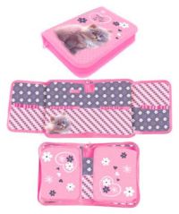 Миниатюра: Пенал 1отд. 200*140*40 ОНИКС MAXI Мур-мур (72032) 2откидн.планки,ткань