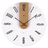 Миниатюра: Часы настенные 39см, круг, стекло, плавный ход, открытая стрелка Стиль золото Рубин