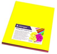 Миниатюра: Фоамиран 10л.10цв. А3 ALINGAR AL6585 2мм