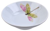 Миниатюра: Блюдце для варенья 105мм Стрекоза фарфор