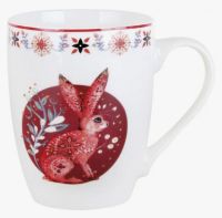 Миниатюра: Кружка 350мл бочка Rabbits фарфор