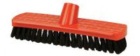 Миниатюра: Щетка для пола (скрабер) пласт. 220*70*70мм, короткая щетина, без черенка, цвет графит (20)