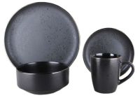 Миниатюра: Набор столовый 16пр Elite black керамика