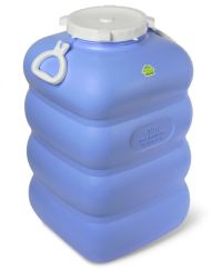 Миниатюра: Фляга 80л п/эт (436*400*640мм), пищевая навесные ручки Гранде фиолетовая