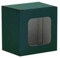 Миниатюра: Коробка подарочная 12*9,5*12см под кружку с окном