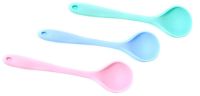 Миниатюра: Ложка разливательная (половник) силикон, силикон ручка, цвет микс