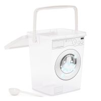 Миниатюра: Контейнер пласт. 5,5л (225*185*240мм), для стирального порошка, с ручкой, замком и ложечкой (12)