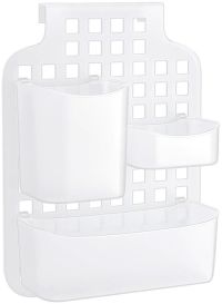 Миниатюра: Органайзер с контейнерами пласт. 290*100*380мм, навесной, 3 контейнера-лотка