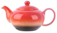 Миниатюра: Чайник заварочный фарфор 800мл Агат красный Кунстверк