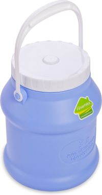 Миниатюра: Бидон 3л п/эт (187*160*203мм), пищевой пласт. ручка Просперо фиолетовый (16)