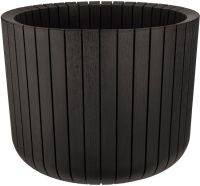 Миниатюра: Кашпо пласт. 29л (380*380*295мм) ШАТО коричневое