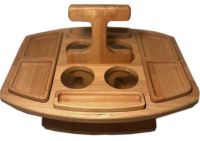 Миниатюра: Столик для пива 370*470*300мм Бук со съемными менажницами