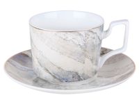Миниатюра: Набор чайный 2пр 230мл Marble фарфор