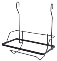 Миниатюра: Держатель для бумажных полотенец на рейлинг черный 25*15,5*27,5см