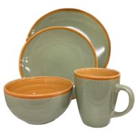 Миниатюра: Набор столовый 16пр Stone green керамика