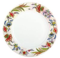 Миниатюра: Тарелка десертная 19см Bright Ornamental фарфор