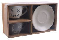 Миниатюра: Набор кофейный 4пр 220мл фарфор