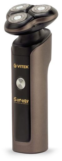 Миниатюра: Бритва эл.сеть/акк.,роторная,3плав.головки,встроеный тример,время автономной работы 45мин