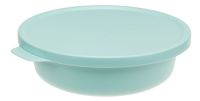 Миниатюра: Миска (салатник) пласт. 0,5л, пласт. крышка Тэсти морская волна