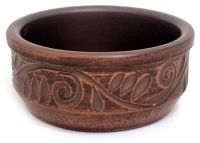 Миниатюра: Горшок для запекания (кокотница) керамика 0,1л 8*8см, Вьюнок