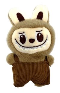 Миниатюра: Брелок Зубастик 14см в комбинезоне Светло-коричневый.@