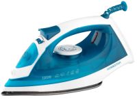 Миниатюра: Утюг 2000Вт тефлоновая подошва, вертикальное отпаривание, паровой удар, бело-синий, Homestar