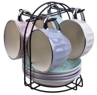 Миниатюра: Набор кофейный 9пр 220мл фарфор