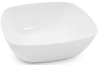 Миниатюра: Тарелка глубокая пласт. 16*16*5,5см Квадро белая