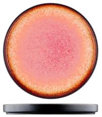 Миниатюра: Тарелка плоская 25см фарфор Агат красный Кунстверк (6)@