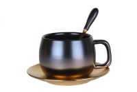 Миниатюра: Набор чайный 2пр 320мл с ложкой, фарфор