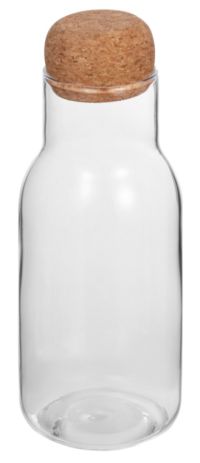 Миниатюра: Банка для сыпучих 1000мл стекло,крышка бамбук