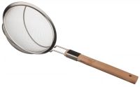 Миниатюра: Сито нерж. 22см, дер. ручка, крупная сетка ASTELL
