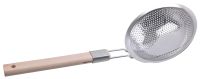 Миниатюра: Сито нерж. 16см, дер. ручка, крупная сетка ASTELL
