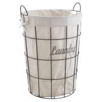 Миниатюра: Корзина для белья 35*40см круглая Доляна «Лофт»,