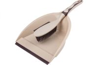 Миниатюра: Набор для уборки (щетка-сметка и совок пласт. 350*240*90мм), с кромкой, бежевый