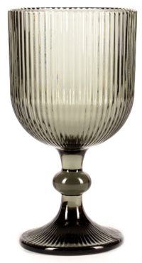 Миниатюра: Бокал 250мл стекло 8*14,5см Грани ,графит