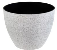 Миниатюра: Кашпо пласт. 4,8л (220*220*170мм) Гортензия белое