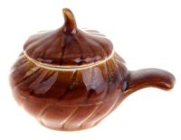 Миниатюра: Набор горшков для запекания (жульена) 250мл с ручкой керамика