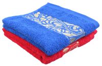 Миниатюра: Полотенце 50*90см махровое Вензель 360гр/м2 цвет микс@