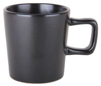 Миниатюра: Кружка 340мл Sola black фарфор