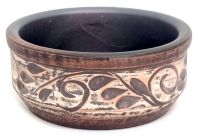 Миниатюра: Горшок для запекания (кокотница) керамика 0,1л 8*8см, Орнамент