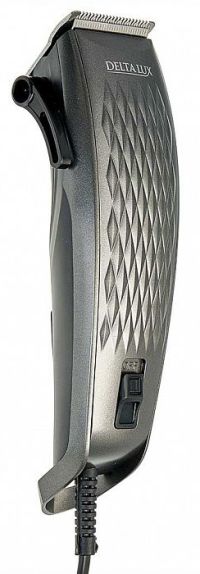 Миниатюра: Машинка для стрижки 4 съемных гребня,серый DELTA LUX