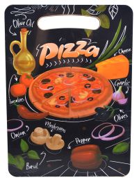 Миниатюра: Доска разделочная дер. 21*29*0,6см Пицца №5 Ф-16 (22)