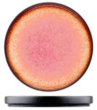 Миниатюра: Тарелка плоская 15см фарфор Агат красный Кунстверк (6)@