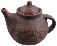 Миниатюра: Чайник заварочный керамика 900мл Кабан (красная глина)@