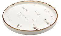 Миниатюра: Тарелка плоская 27см с бортом Elegance фарфор By Bone@