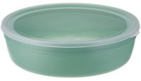 Миниатюра: Миска (салатник) пласт. 2,8л, прозрачная пласт. крышка, цвет фисташка