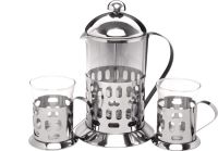 Миниатюра: Френч-пресс 800мл+2стакана Queen Ruby